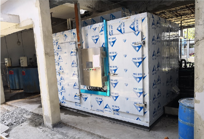 安庆市鑫富化工有限责任公司项目-带式污泥烘干设备